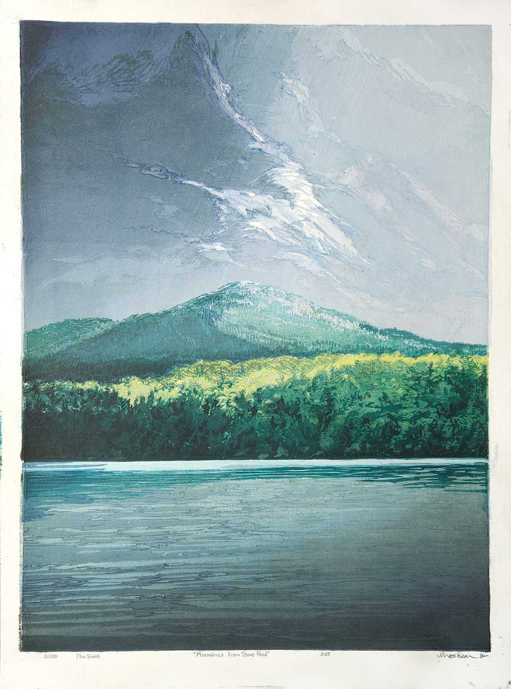 Monadnock from Stone Pond, 7th State, 31/100