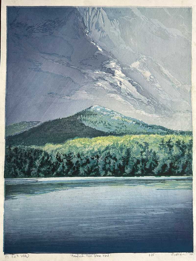 Monadnock from Stone Pond, 6th state