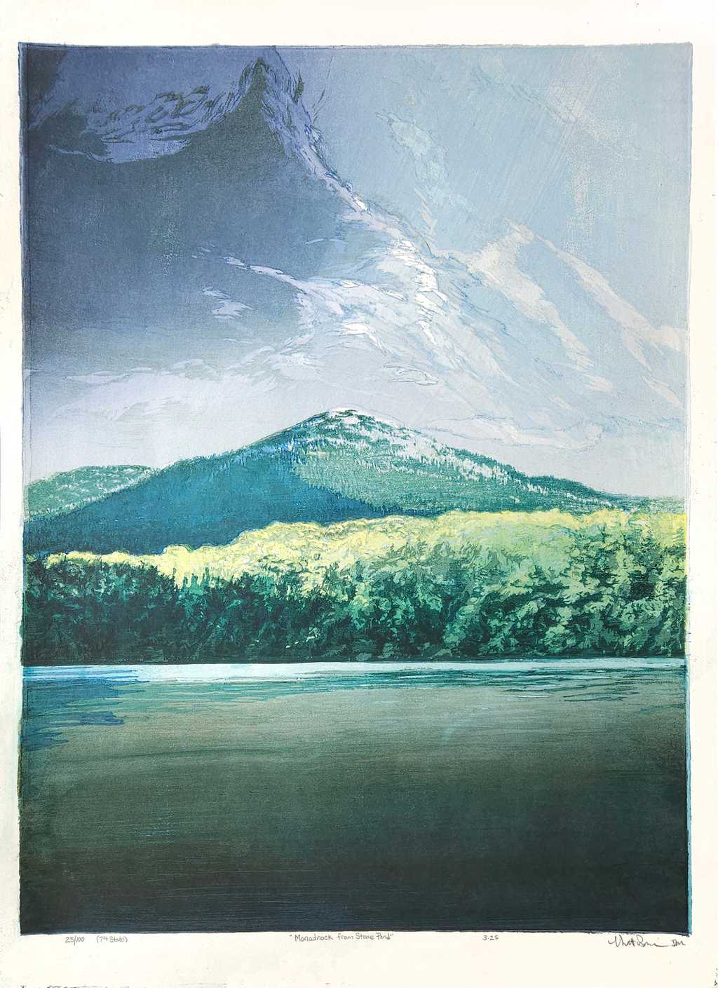Monadnock from Stone Pond, 7th State, 25/100