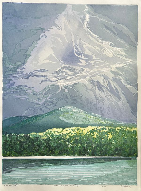 Monadnock from Stone Pond, 3rd state