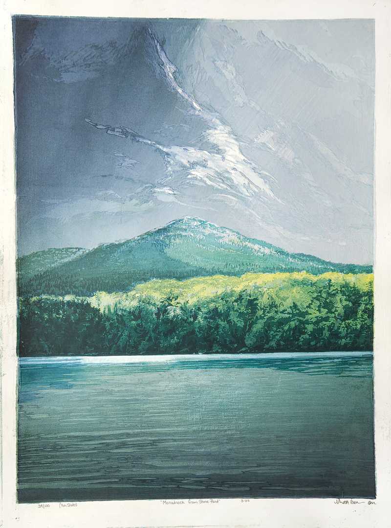 Monadnock from Stone Pond, 7th State, 34/100